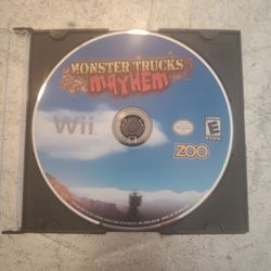 Monster Trucks Mayhem (Nintendo Wii, 2009) Disc Only video game
