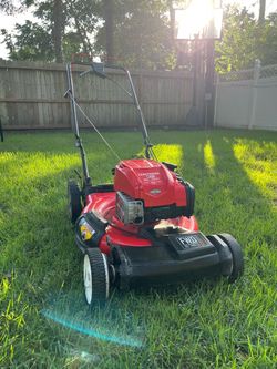 Craftsman self propelled mower with bag