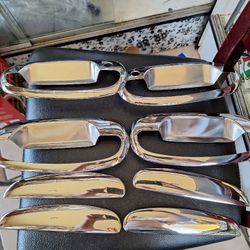 Stainless steel handle trim kit for 2001-2003 F-150 supercrew crew cab 4 door  brand new $50 Hablo Español 