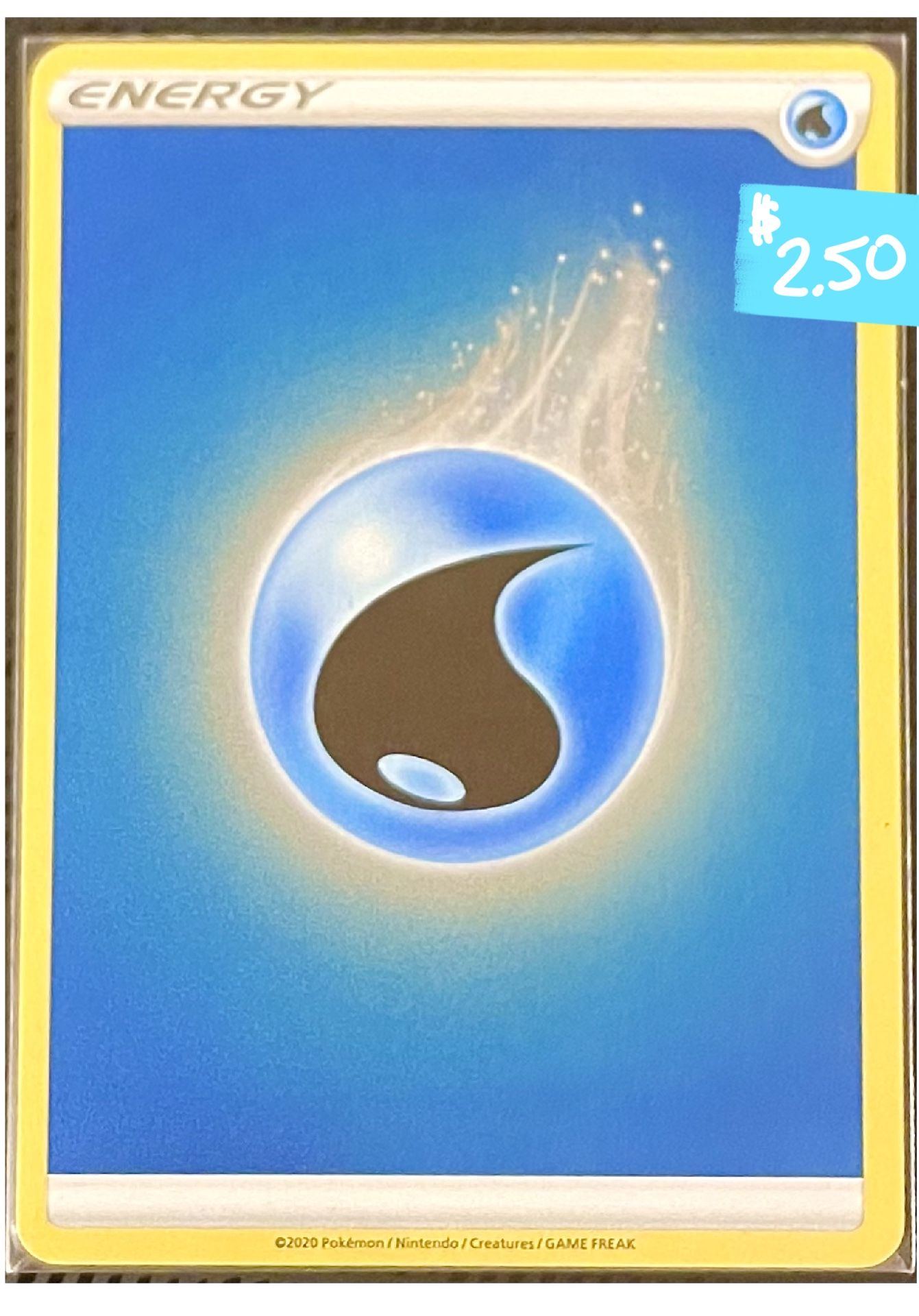 Water Energy (Reverse Holo) CHAMPIONS PATH **