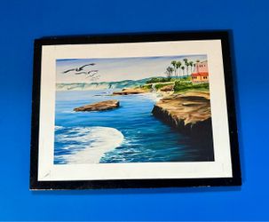 Hand Painted - Shell Beach in La Jolla