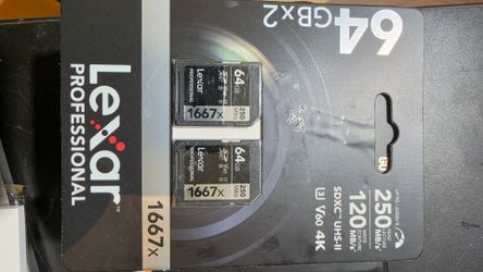 Lexar professional memory card