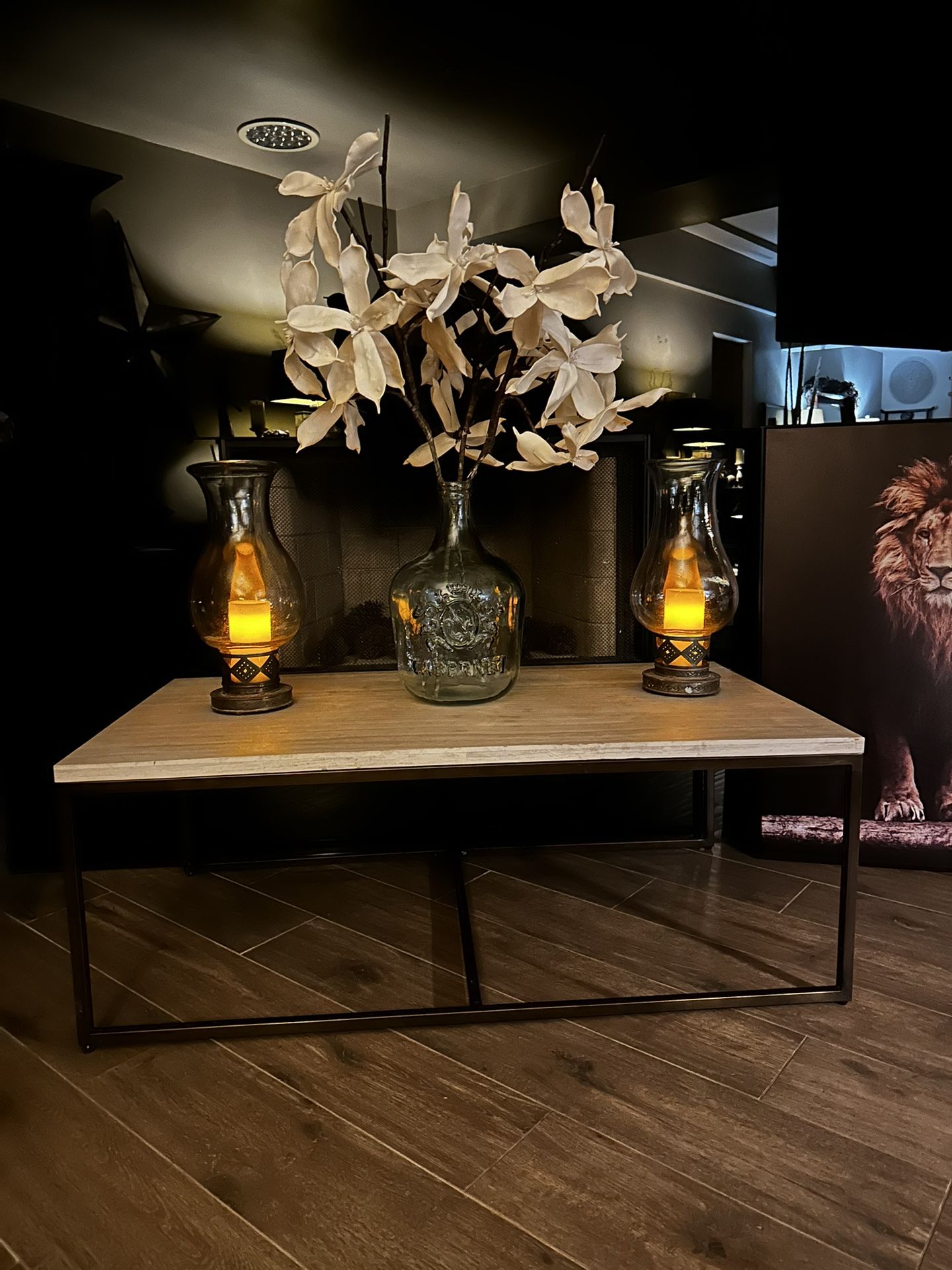 Stone Top Coffee Table