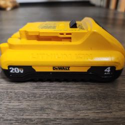 Dewalt 20v 4ah Low Profile Battary