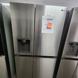 LG 27CF REFRIGERATOR 999! SIDE BY SIDE! 1 YEAR WARRANTY INCLUDED!