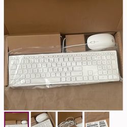 2 HP WIRED keyboard And Mouse Sets