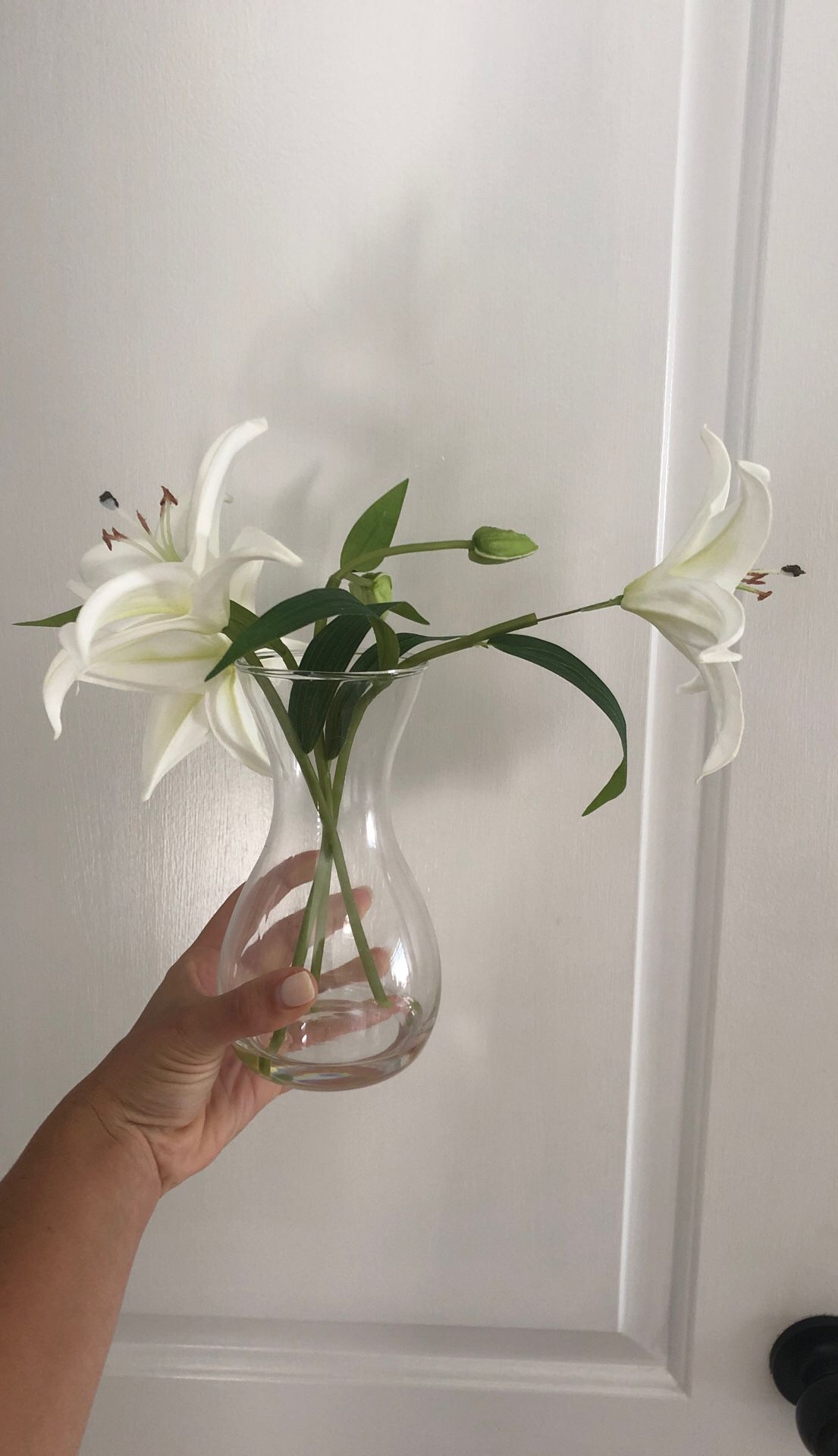 Faux Flowers in Vase