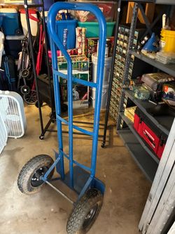 Blue Heavy-Duty Hand Truck Dolly