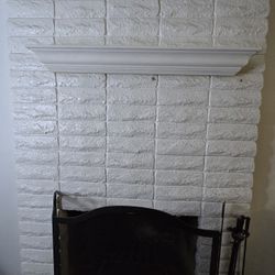 Above Chimney White Shelf 