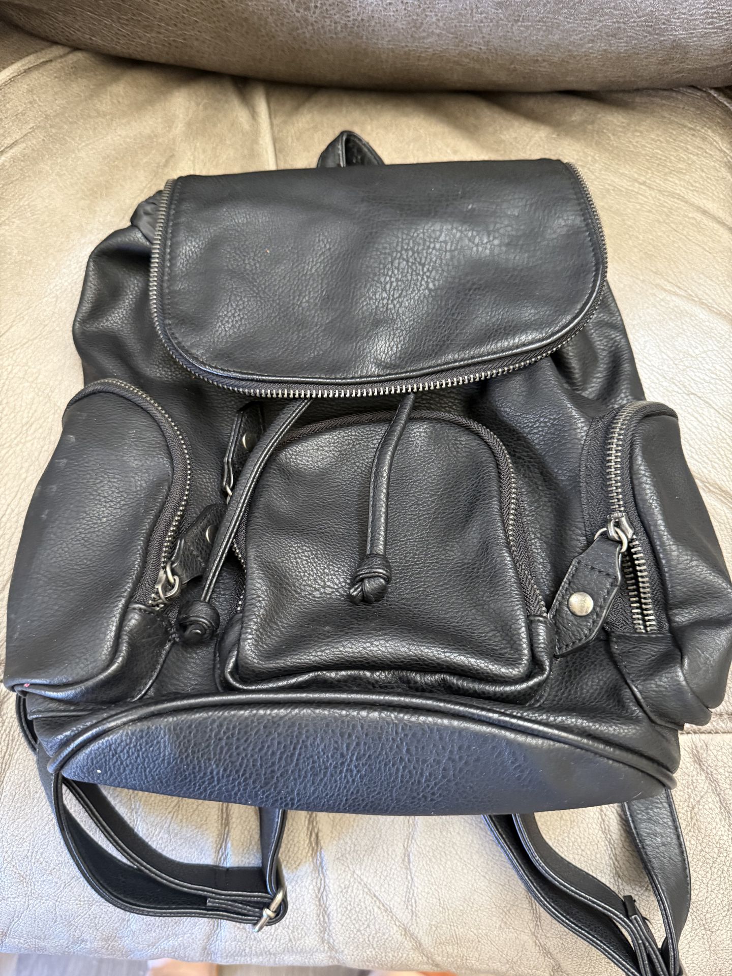 Mossimo backpack purse black