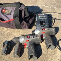 Porter Cable Drill and Driver combo