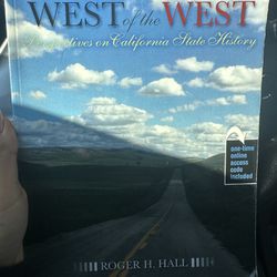 WEST OF THE WEST HISTORY BOOK