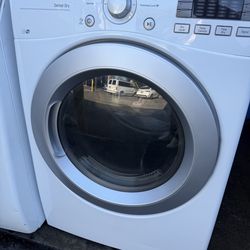 LG white front load  set washer and dryer