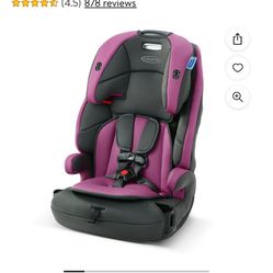 New Pink 3 In 1 Child Booster Car Seat