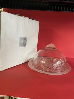 Mikasa Glass Dome with Plate
