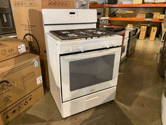 WHIRLPOOL 4 Burners Freestanding Gas Range in White Model #WFG320M0BW2