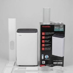 Good Conditions Toshiba 8,000 BTU Smart Portable Air Conditioner w/ Box & w/ Hose & Window Kit
