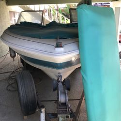 19’ Larson Boat And Trailer