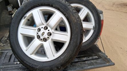 Pair Of 19" Land Rover Oem Wheels With Tires "PRICE LOWERED"