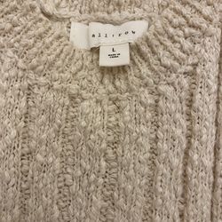 Ivory knit dress