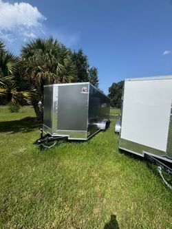 🦅Quality Cargo Trailer Brand 🆕 7x16 Ta Tandem Axle PLYCORE 0.080 🔥