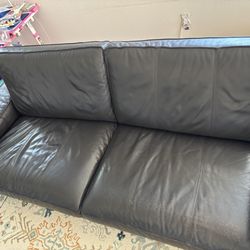 IKEA Kivik  Leather Couch — Pickup Only 
