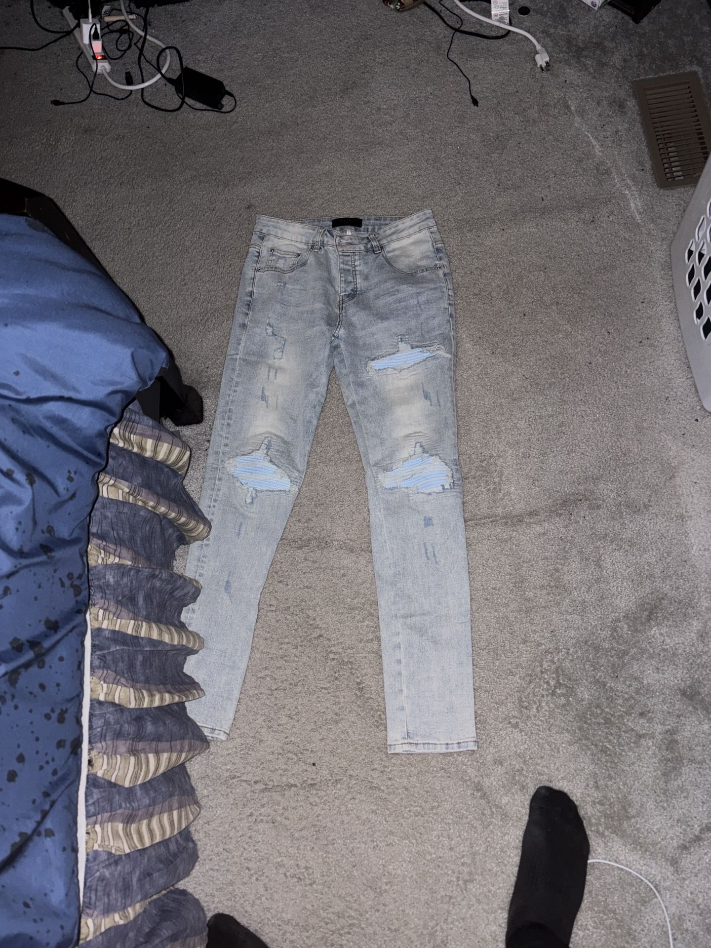 Light Blue Amiri Jeans