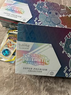 Pokemon Prismatic Evolutions SPC Eevee Super Premium Collection Box
