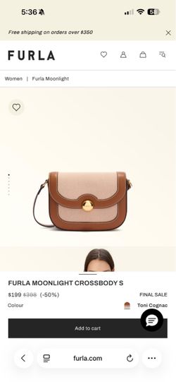 Furla Moonlight Cross Body (Toni Cognac color)