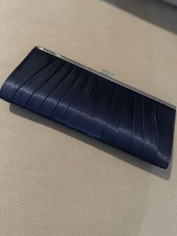 Style & Co Black Satin Clutch Purse - brand new! Gorgeous design!