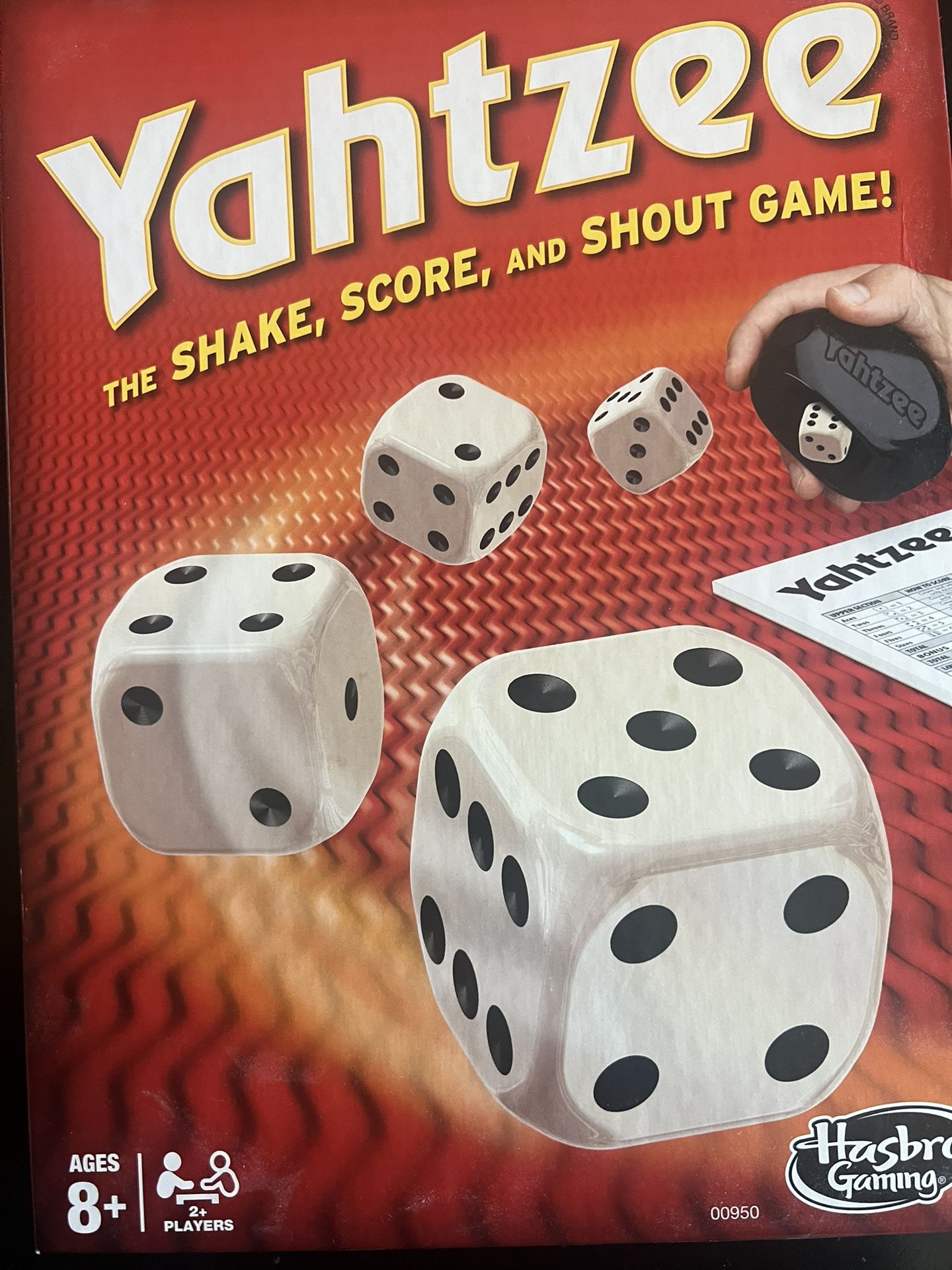 Yahtzee The Shake, Score, And Shout Game