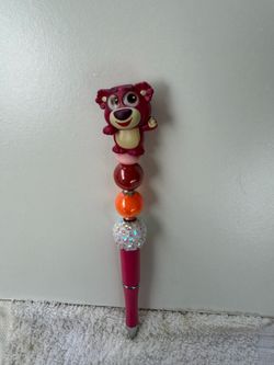 Character beaded pen