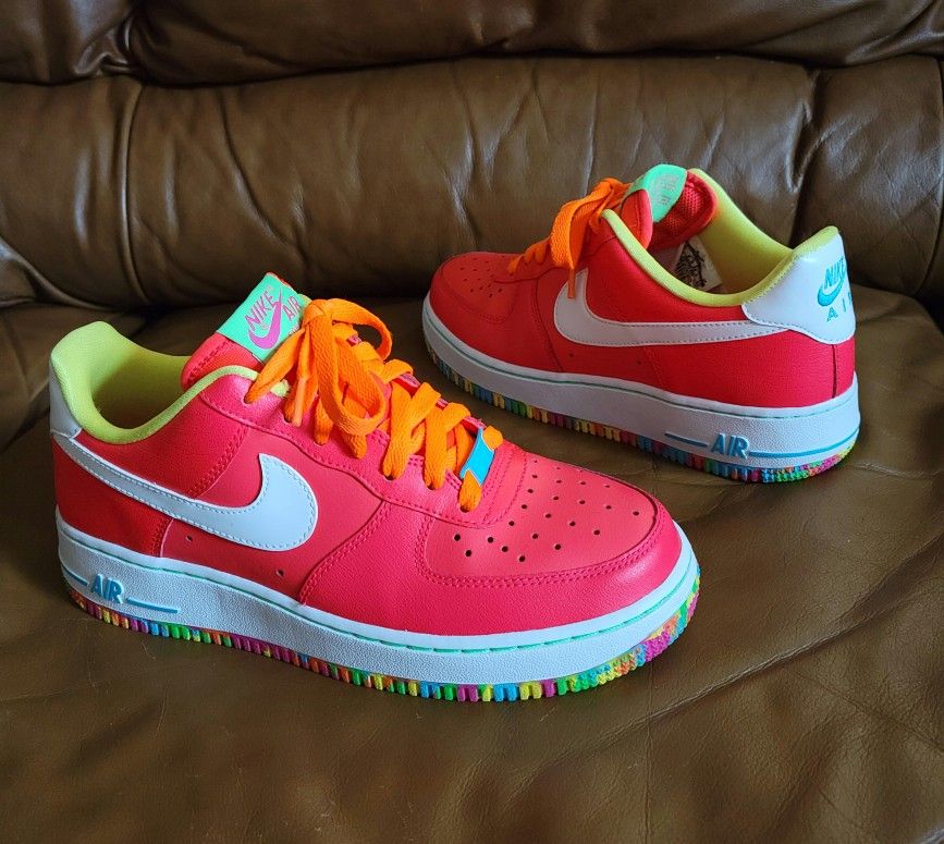 New Women's Nike Air Force 1 Low Fruity Pebbles SIZE 7.5 WOMEN or 6Y