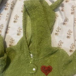 Baby Grinch Romper 6-9 Month