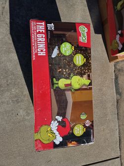 The Grinch 4ft Tall Animated Decoration Christmas 