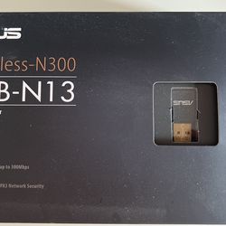 asus wireless adapter N300 USB-N13 WPA3 Wi Fi Security Standard.
