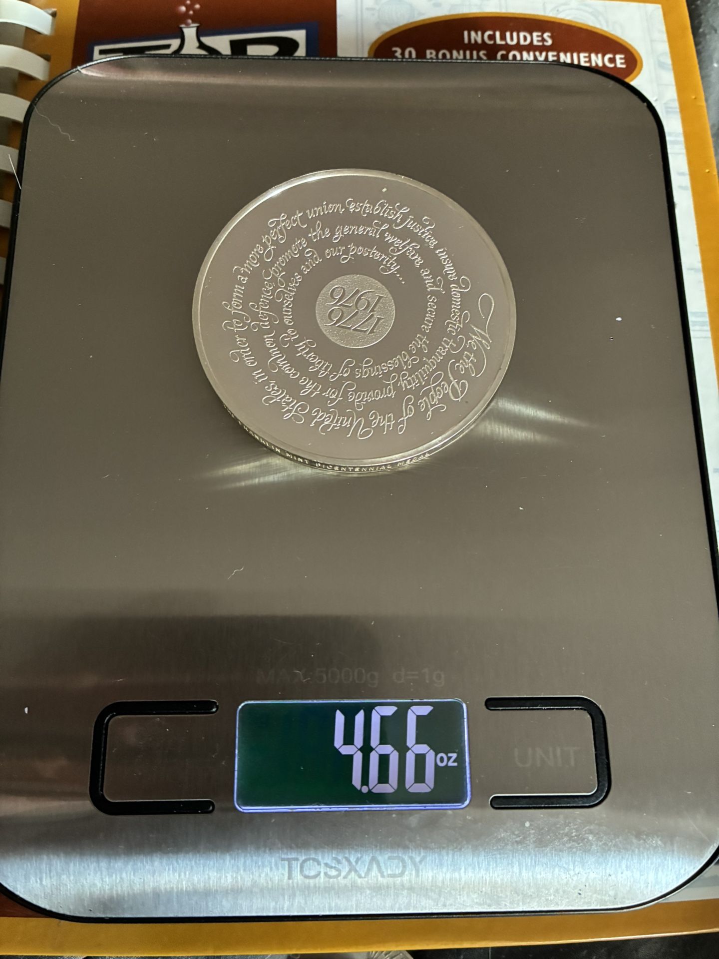 Sterling Silver & Bronze Bicentennial Medals