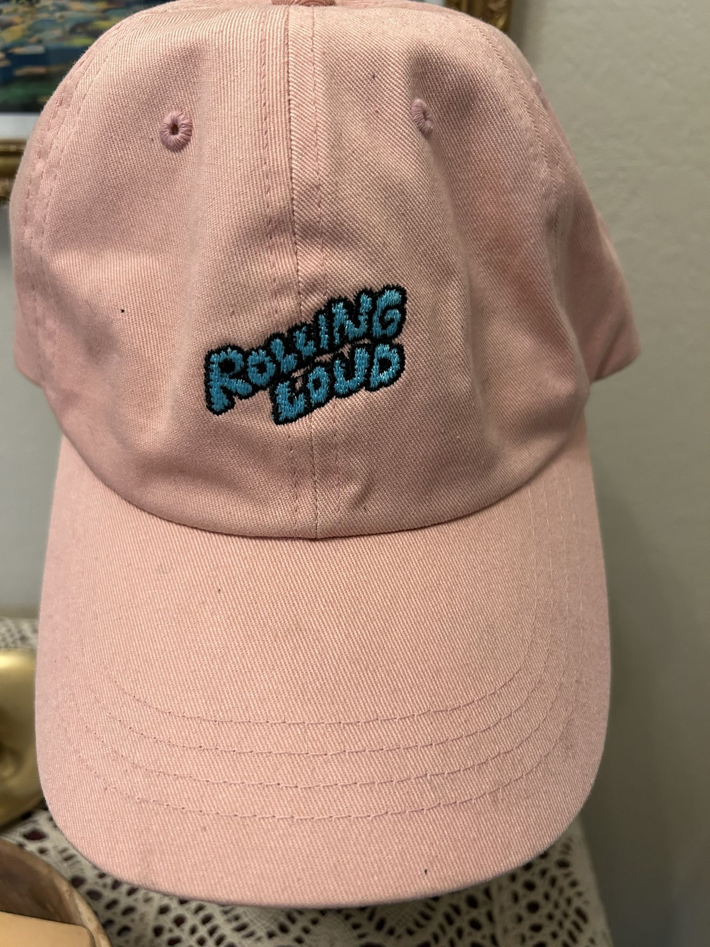 Pink Rolling Loud Adjustable Ball Cap