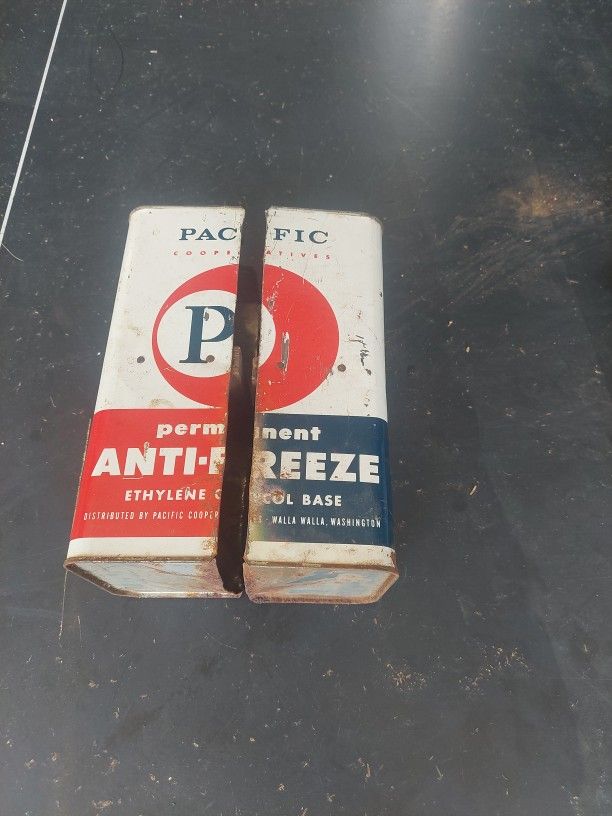 1950s Pacific Antifreeze Container