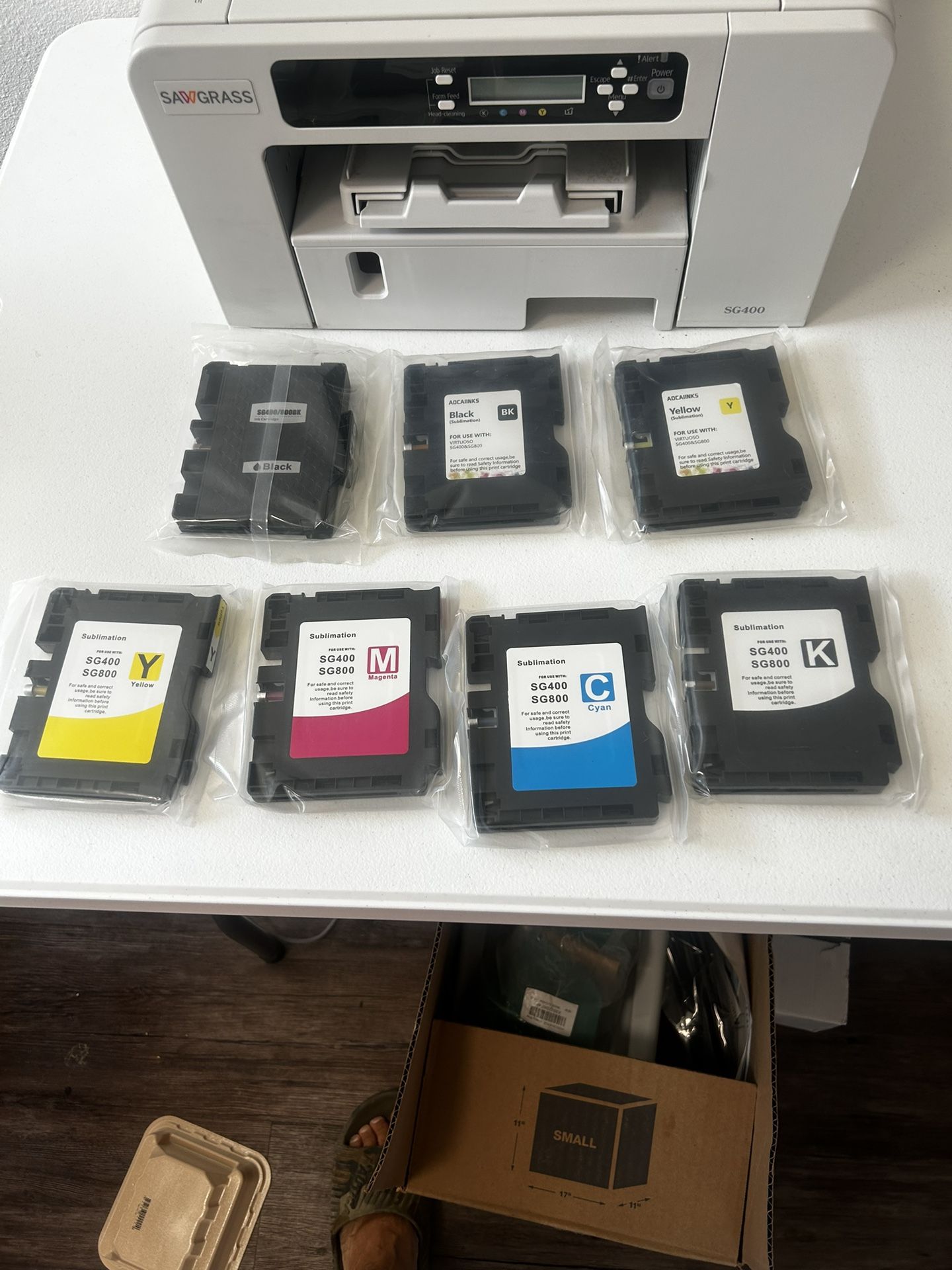 Sawgrass Printer SG400 With Extra Ink And Paper