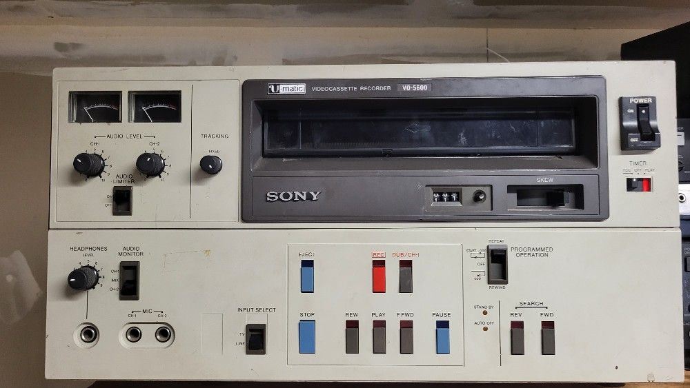 3/4 Inch U Matic Sony