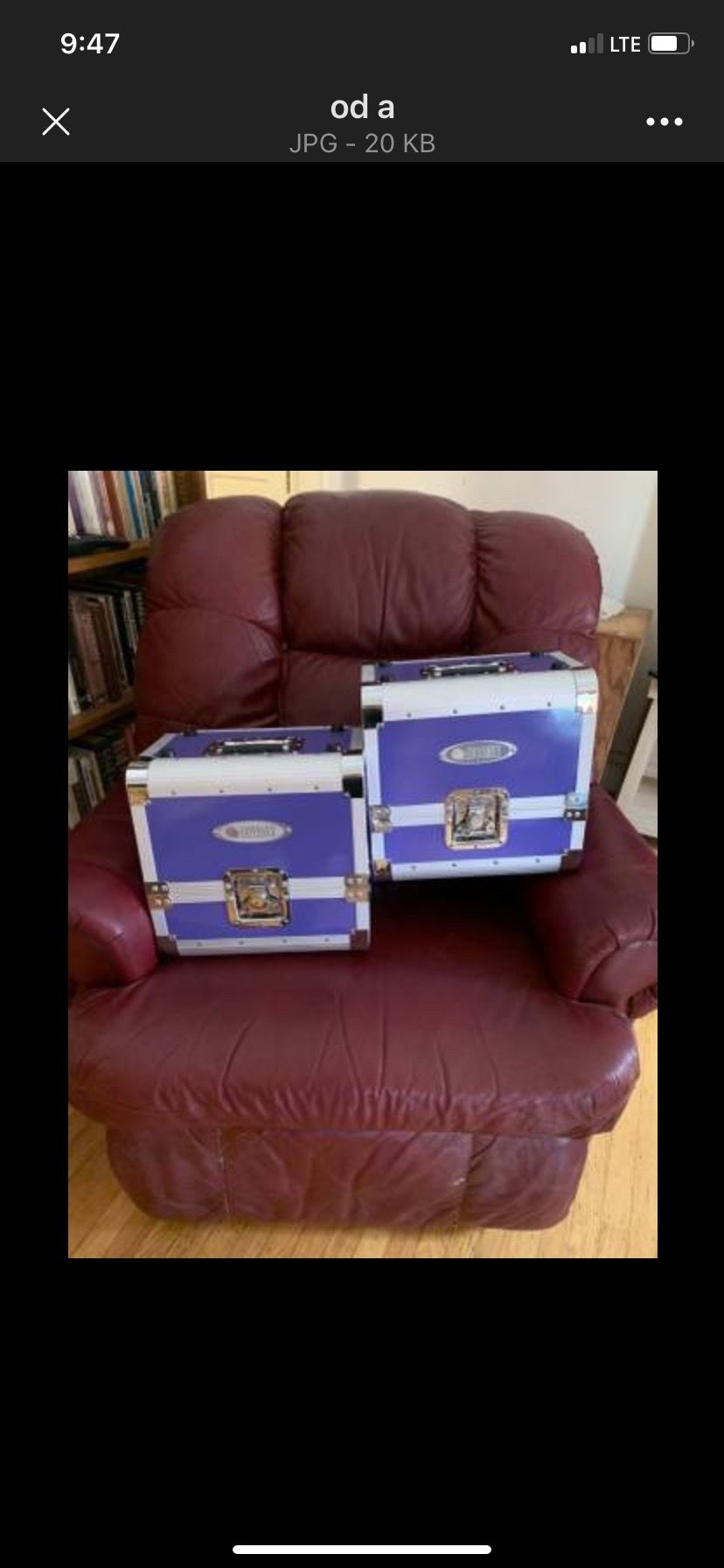 Odyssey purple LP cases