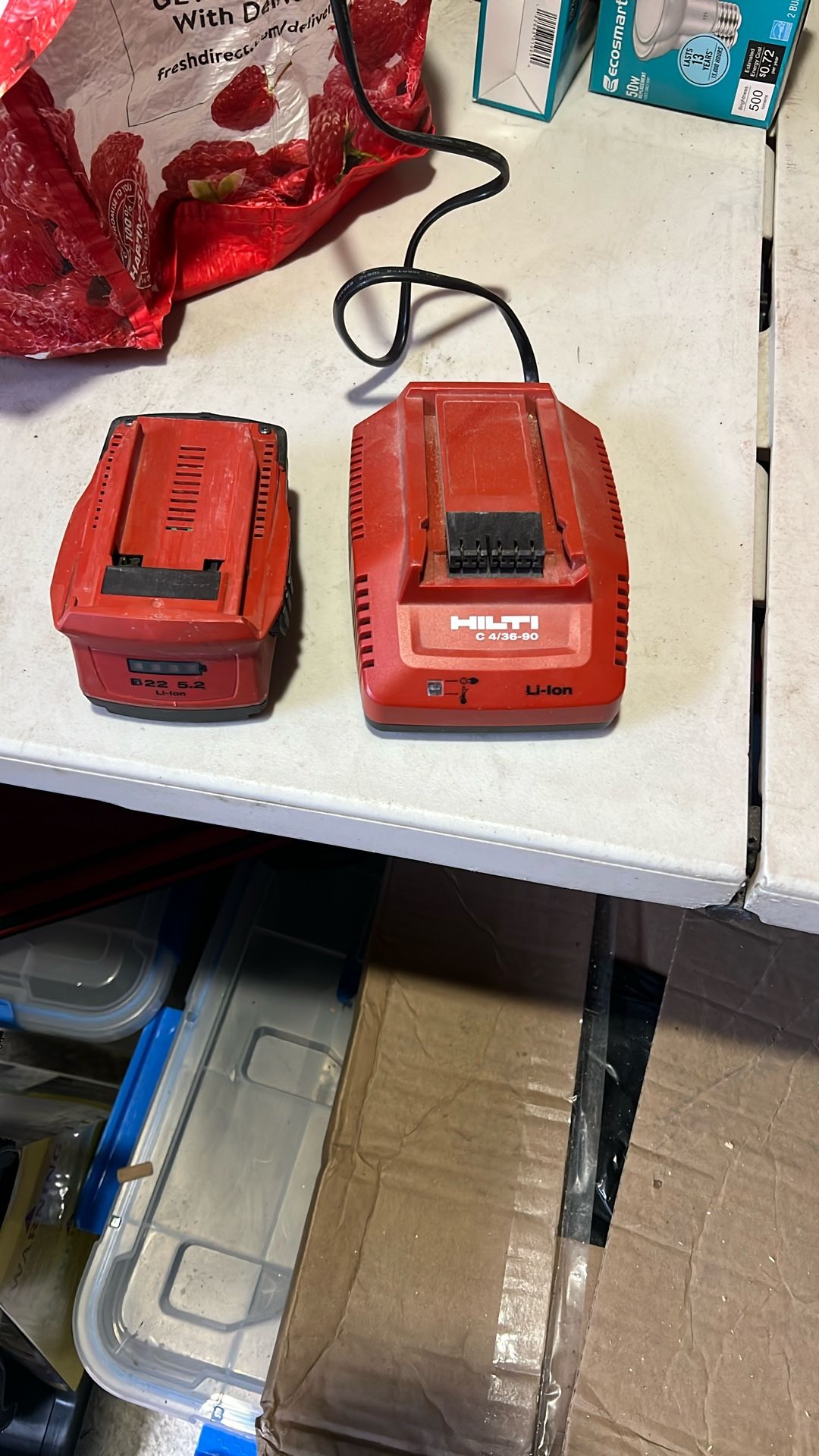 Hilti Battery & Charger Combo $100