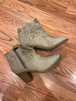 Tan ankle boots