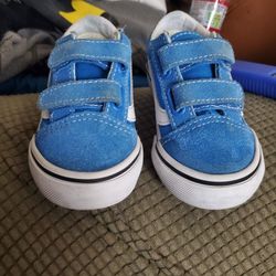 Blue Vans Size 6.5 Toddler 