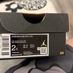 Jordans 12 Retros (TD) 