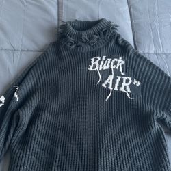 Black Air Wool Sweater