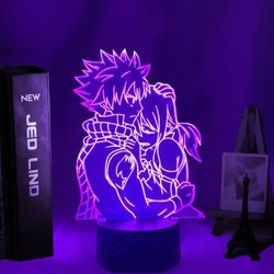 Natsu Dragneel and Lucy Heartfilia (Fairy Tail)
Anime 3D Desk Lamp