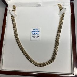 14K Gold Cuban Link Chain