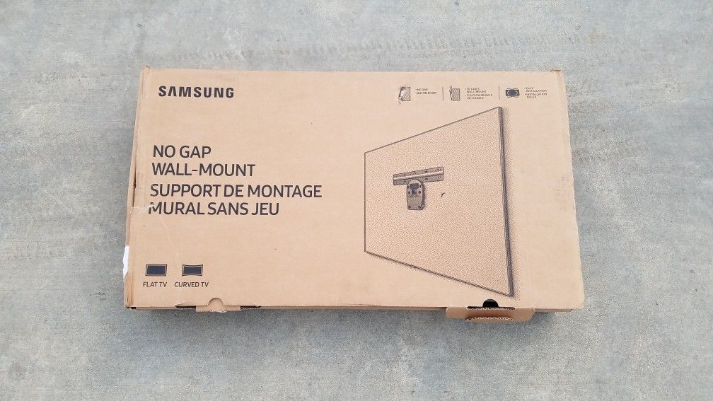 Samsung no Gap wall mount TV